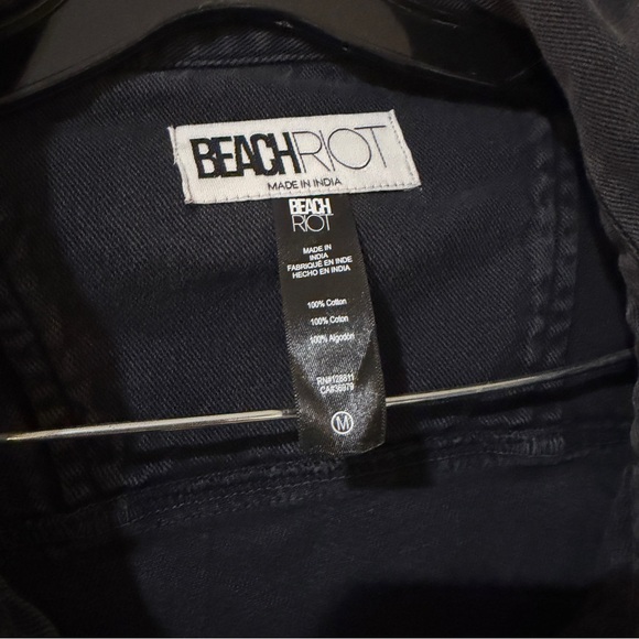 Beach Riot Black Utility Cropped Jacket - Picture 5 of 6